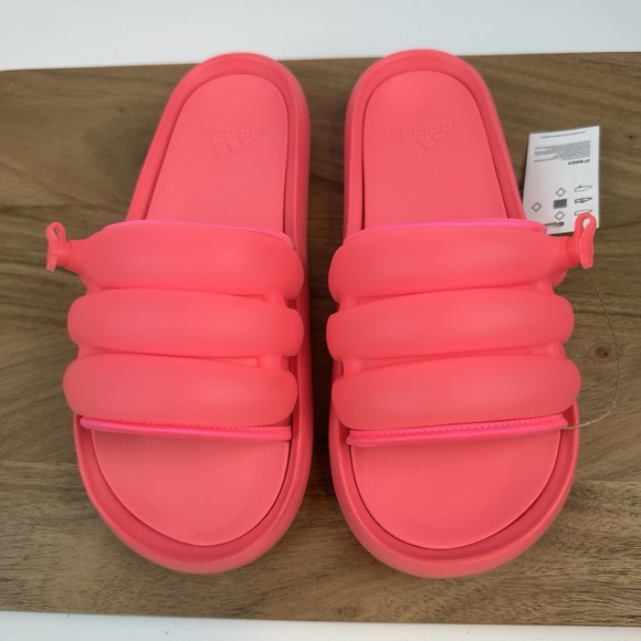 New NWT Mens Adidas Adilette Zplaash Flask Pink Slides Sandals Size‎ 8 M main image 5